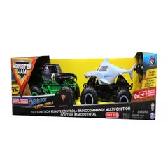 MONSTER JAM - Grave Digger Vs Megalodon Rivals Control Remoto