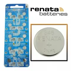 GENERICO - Pila Batería Renata 346 (sr712sw) 1.55v Original Pack X 10