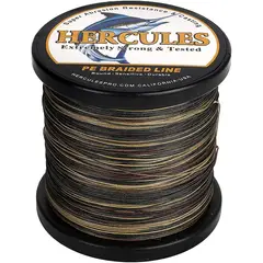 HERCULES - Línea de Pesca Trenzada 12 Hilos 10-420lbs PE