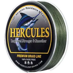 HERCULES - Línea de Pesca Trenzada 10lb-120lb, 8 Trenzas, PE