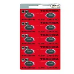 TOSHIBA - 1 blister 10 Baterías Pilas Lr1130 1.5v