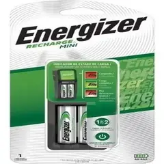 ENERGIZER - Cargador Mini+2 Pilas Aa + 4 Pilas Aaa