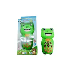 MAZUGI - Celular Vaca Animalitos Juguete Sonidos Juego Sapito Bebes