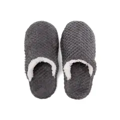 SANTANA - Pantufla Mujer Luisa Gris Oscuro_.