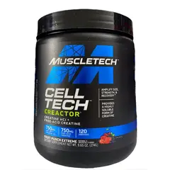 MUSCLETECH - Cell Tech Creatina Creactor 120 Servicios