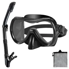 ACUALOW - Snorkel Mascara Careta Buceo Profesional Vidrio Templado