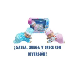 MAZUGI - Gateadores Bebes Muñecos Muñecas Juguete Niñas Gatear Baby
