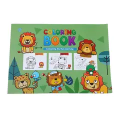 YOYOSO - LIBRO PARA COLOREAR - ZOOLOGICO - A3 VERDE