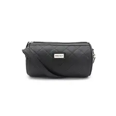 MACOLY - Bolso manos libres cilindro 867 berlin acolchado negro