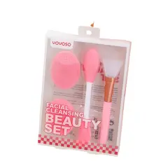YOYOSO - SET DE LIMPIEZA FACIAL - ROSADA