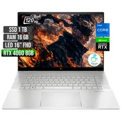 HP - ENVY INTEL CORE I7-13700H RTX 4060 8GB SSD 1TB RAM 16GB LED 16" FHD 120Hz