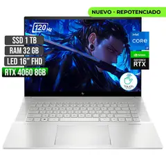 HP - ENVY INTEL CORE I7-13700H RTX 4060 8GB SSD 1TB RAM 32GB LED 16" FHD 120Hz
