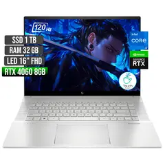 HP - ENVY INTEL CORE I7-13700H RTX 4060 8GB SSD 1TB RAM 32GB LED 16" FHD 120Hz