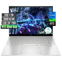 HP - Portátil Gamer Envy Intel Core i7 RTX 4060 1TB 64GB 16" FHD