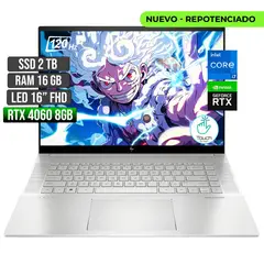 HP - ENVY INTEL CORE I7-13700H RTX 4060 8GB SSD 2TB RAM 16GB LED 16" FHD 120Hz