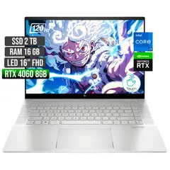 HP - ENVY INTEL CORE I7-13700H RTX 4060 8GB SSD 2TB RAM 16GB LED 16" FHD 120Hz