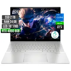 HP - ENVY INTEL CORE I7-13700H RTX 4060 8GB SSD 2TB RAM 24GB LED 16" FHD 120Hz