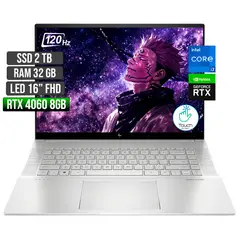 HP - Portátil Gamer Envy Intel Core i7 RTX 4060 32GB RAM 2TB SSD 16"