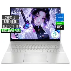 HP - ENVY INTEL CORE I7-13700H RTX 4060 8GB SSD 2TB RAM 40GB LED 16" FHD 120Hz