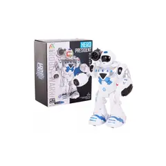 MAZUGI - Robot Con Luz Y Sonido Movimiento 24 Cm Juguete