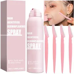 GENERICO - Spray Identificador de vellos Facial Corporal + 4 cuchillas
