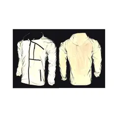 GENERICO - Chaqueta Moto Reflectiva Rompevientos 90% Impermeable