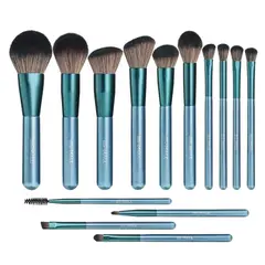 GEF - Brochas Maquillaje Profesional BS MALL Set 14 Brochas