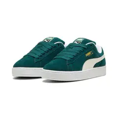 PUMA - Tenis Deportivos Suede Marca Original Verde Hombre
