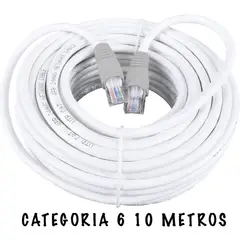 GENERICO - Cable Red Cat 6 Ethernet utp rj45 x 10 metros