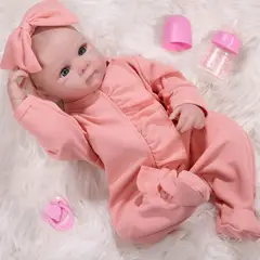 GENERICO - ❤ Bebe Reborn ❤ Mia ❤ Pijama Rosada ❤