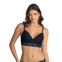 LEONISA - Brasier en encaje sin arcos