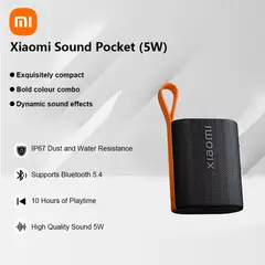 XIAOMI - SOUND POCKET TWS BLACK PARLANTE BLUETOOTH