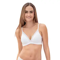 LEONISA - Brasier sin arco Comodo con detalles en tul 091083