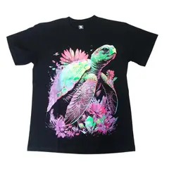 VANIDADES COLLECTIONS - Camiseta Tortuga Camiseta Unisex Estampada Tortuga