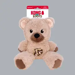 KONG COMPANY - KONG Teddy Knots Peluche para Perro talla M Marrón Claro