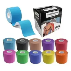 GENERICO - Rollo De Cinta Kinesiologica Neuromuscular Colores Variados