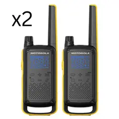 MOTOROLA - 2 Radios de Comunicación T470 Walkie Talkies Vox Originales
