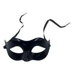 GENERICO - Set X 6 Antifaz Negro 20cm Fiesta Halloween Unisex Ballet