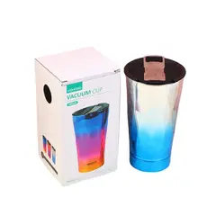 YOYOSO - VASO INSULADO 400ML - PLATEADO