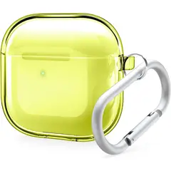 ELAGO - Estuche Compatible Airpods 4 De Silicona Con Arnés Amarillo