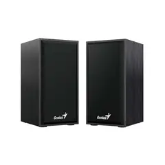 GENIUS - PARLANTES SP-HF180 USB EN MADERA NEGROS