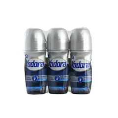 YODORA - Desodorante Mini Rollon Total Control x 3 Unidades