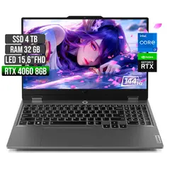 LENOVO - Portátil Gamer Loq Intel Core I7 RTX 4060 32GB 4TB 15.6"