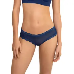 LEONISA - Panty cachetero en tul con toques de encaje suave al tacto