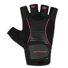 SPORTFITNESS - Guantes De Entrenamiento Spin Fucsia L