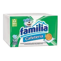 FAMILIA - Servilletas Cafeteria 100 Unidades
