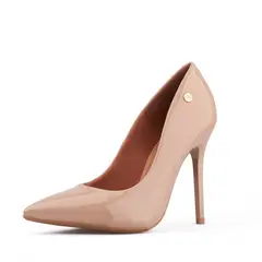 VIZZANO - Stiletto Alto Beige-Verniz