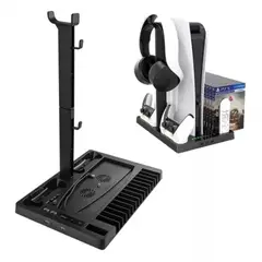 DOVE - Base Refrigerante Y Cargador De Controles Ps5 Fat Slimpro