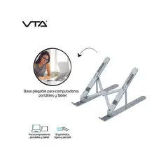 SKY - Base Metálica VTA Retráctil para Portátil