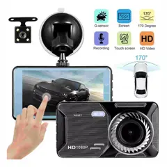 GENERICO - Cámara Video Para Carro Táctil Hd 1080p Con Cámara Trasera
